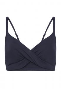 Треугольный бикини-топ SEA LEVEL Essentials, темно-синий