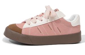 Feiyue Износостойкие низкие женские кроссовки для скейтбординга, цвет «розовый красный рис»