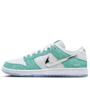 Кроссовки x апрель скейтборды sb dunk low Nike, зеленый