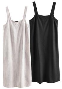 Летнее платье The Set, цвет Light grey/Black