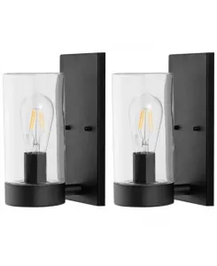 Уличный настенный светильник Lianne 16 см Safavieh, черный