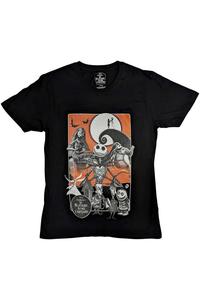 футболка с украшением «Луна» Nightmare Before Christmas, черный