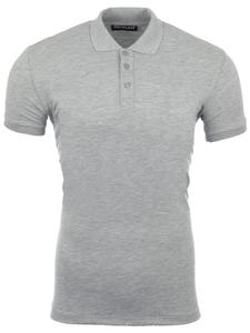 Поло RESLAD Poloshirt Basic Polo, серый
