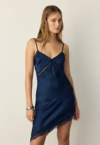 Асимметричное дневное платье Stradivarius, Dark Blue