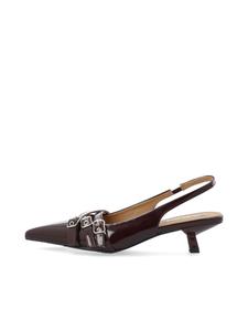 Туфли-лодочки с открытой пяткой Bianco Kristin, Burgundy