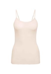 Женский топ-спагетти из шерсти-шелка True Confidence CALIDA, цвет Light Ivory