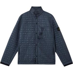 Куртка с логотипом Capo и стеганой подкладкой STONE ISLAND, синий