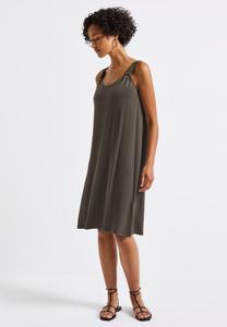 Платье Street One MIT KNOTENDETAIL, Braun/Mottled Brown