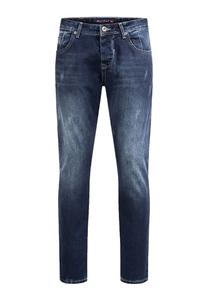 Джинсы комфортного кроя поношенного вида Rock Creek, синий