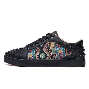 I.30 Низкие мужские кроссовки для скейтбординга, черные