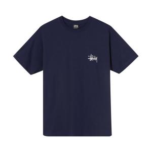 Футболка Stussy Basic 'Navy', синий