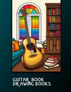Coloring Book for Adults with Guitar Designs - Over 50 Intricate Illustrations for Relaxation and Creativity (Independently published)