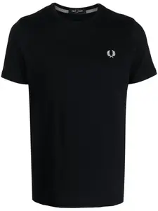 Футболка с вышитым логотипом Fred Perry, синий