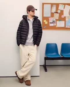 Легкая пуховая куртка мужская Green Coast, черный