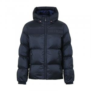 Tommy Hilfiger Мужская пуховая куртка темно-синего цвета