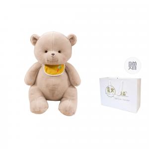 Милый и очаровательный плюшевый медведь, собака, свинка, кролик шарф-стайл кукла плюшевая игрушка высота 28см/42см Firefly Forest, серый