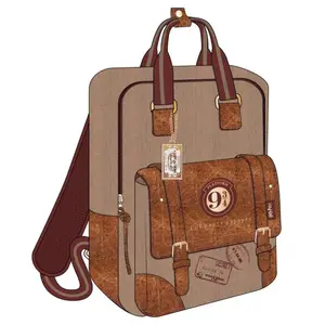 Рюкзак Cerdá Harry Potter Platform 9 3/4, повседневный, 38 см, коричневый