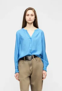 Блузка v-образного выреза vilima Vila, Light Blue