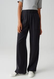 Брюки OPUS HIGH RISE LONG WIDE FIT ELASTIC WAISTBAND, Black