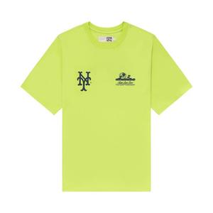 Футболка Aimé Leon Dore x New York Mets Unisphere Tee, цвет Acid Lime
