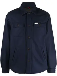 Куртка-рубашка на пуговицах Fay, синий