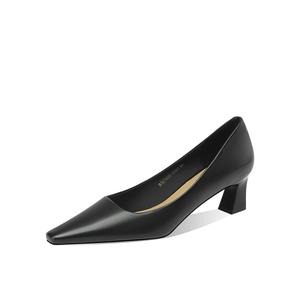 Женские туфли на высоком каблуке BOERDIQI, Black (Inside And Outside Full Sheepskin)