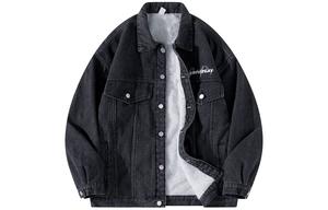 Джинсовая куртка унисекс BOTH PLAY, Черный/серый градиент