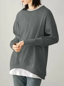 Женская повседневная толстовка в рубчик Doux Belle, цвет Dark Gray