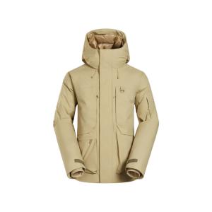 Куртка unisex outlife wp down SALOMON, серо-зеленый