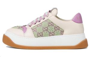 GUCCI Кроссовки Women's Screener 'GG Crystals   Purple Enamel Detail' Women's