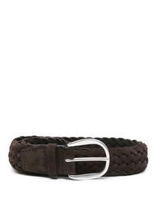 Ремень Orciani Suede Plot, коричневый