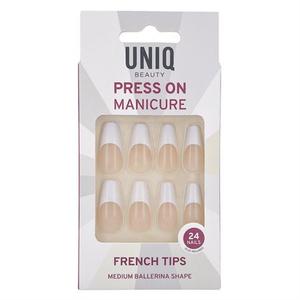 Искусственные ногти french tips medium ballerina Uniq, количество 1шт.