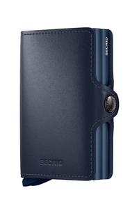 Оригинальный кожаный кошелек Secrid, темно-синий