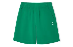 Повседневные шорты унисекс зеленые MLB