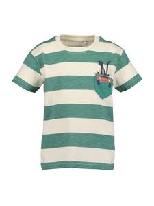 BLUE SEVEN Футболка в цвете гридж, зеленый