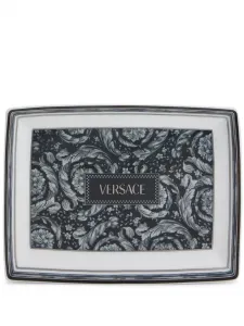 Пепельница с принтом Barocco Versace, черный
