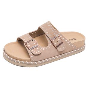 FAPAI Биркеншток в стиле унисекс цвета хаки оранжевый/коричневый красный/песочный, цвет Sand