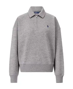 Толстовка с воротником на молнии Polo Ralph Lauren, серый
