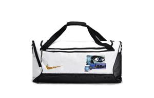 Nike Тканевая дорожная сумка спортивная сумка для трубы унисекс черная белая, Eyes