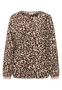 Блуза CECIL, бежевый/коричневый