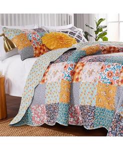 Комплекты одеял Carlie Calico Greenland Home Fashions, мультиколор