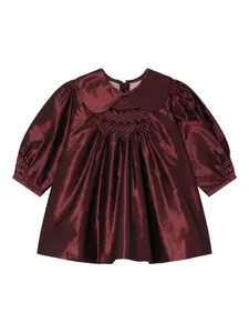 Платье с воротником Питер Пэн Bonpoint, красный