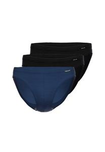 Трусы / трусы, упаковка из 3 джинсов в тонкую рубчику AMMANN, цвет Anthrazit / Blau