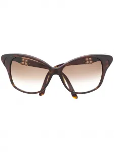 Солнцезащитные очки с логотипом BB Balenciaga, коричневый