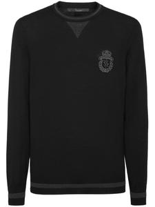 Свитер с логотипом Billionaire, черный