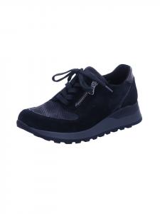 Кроссовки на шнуровке WALDLÄUFER, черный