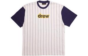 Футболка с логотипом Letter Series, унисекс, темно-синяя Drew House, синий