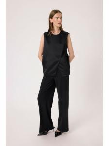 Soaked in Luxury Жилет SLLiva свободного кроя, черный