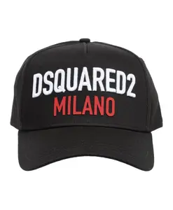 Регулируемая разноцветная кепка Milano Dsquared2, черный