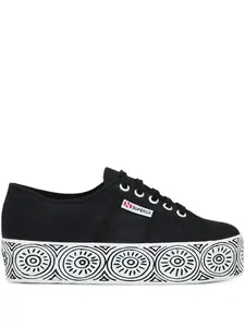 Кеды на платформе Superga, черный
